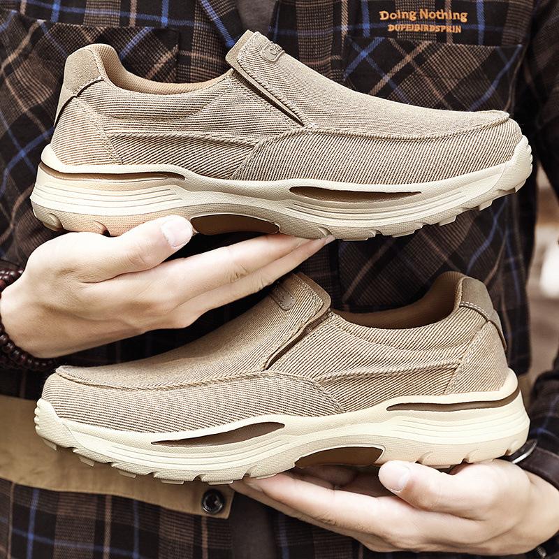 Cloth Shoes Men's Old Beijing Cloth Shoes Thick Soled Men's Oversized Size 48 Cloth Shoes
