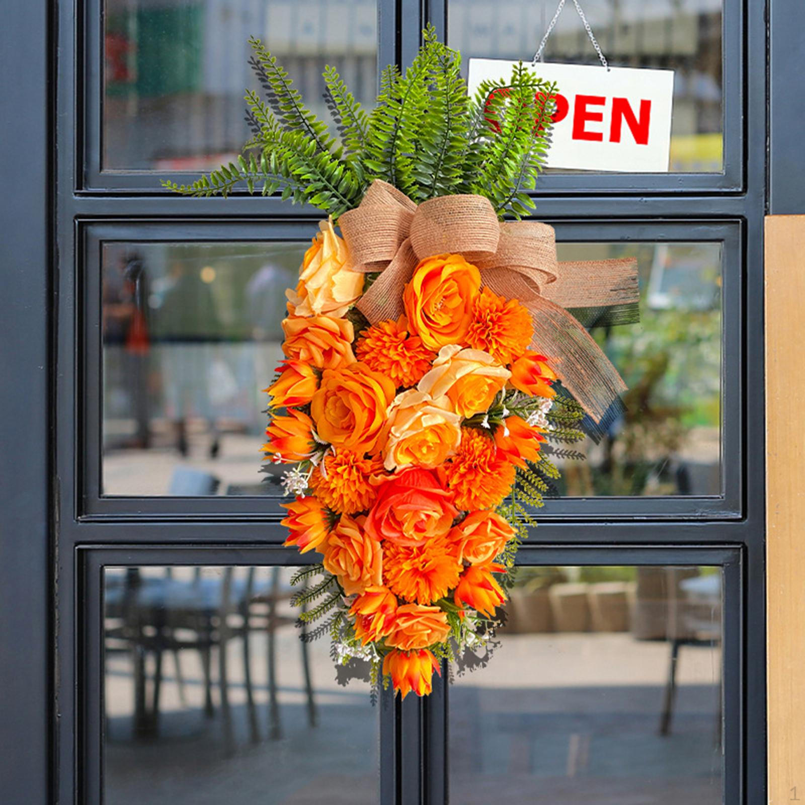 

Easter Carrot Door Decoration,Artificial Hanging Swag,Table Carrots Hanging,Upside