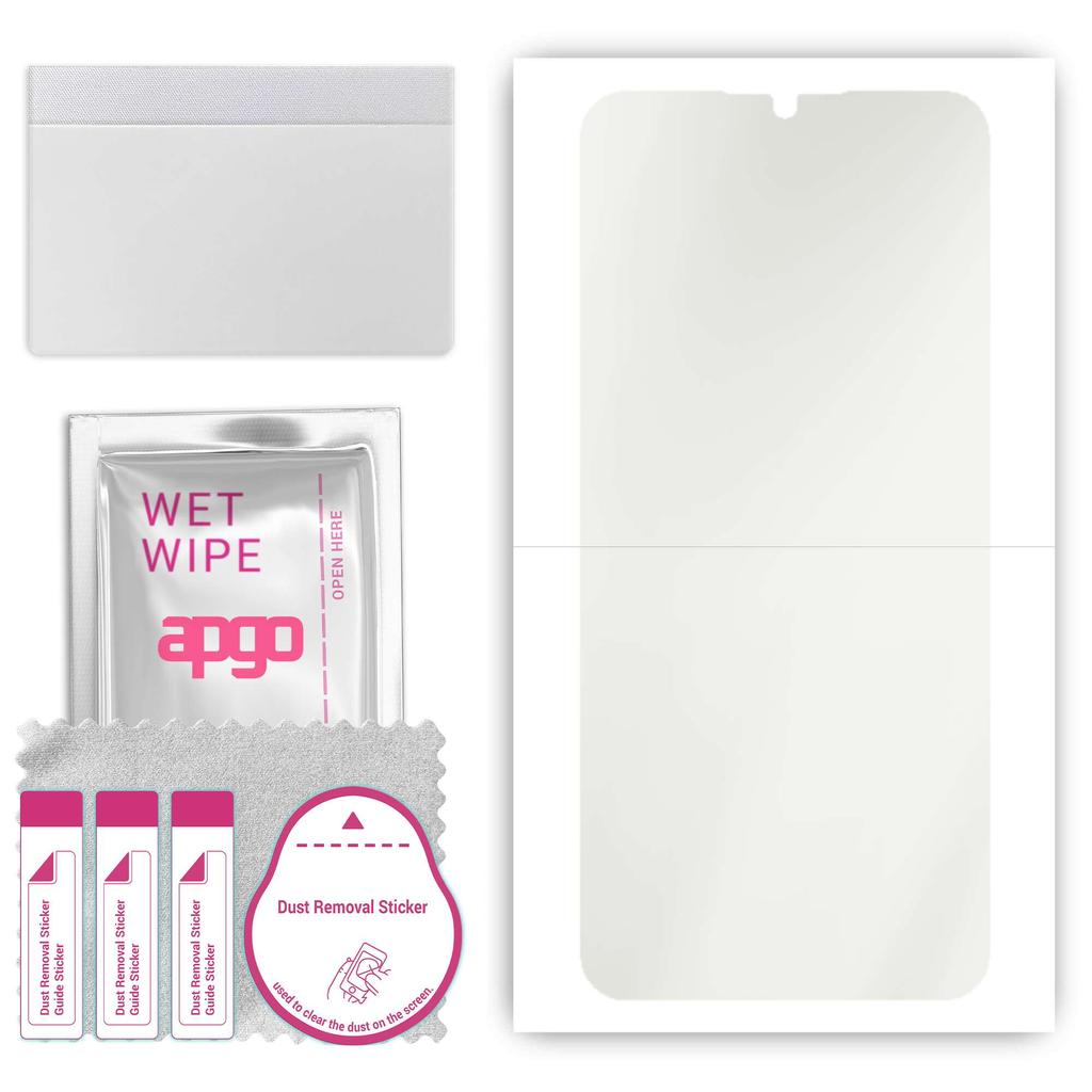 apgo Matt Hydrogel Skärmskydd för Realme C21, Hydrogelfilm, Flexibel, Mjuk TPU med positioneringslager enkel installation