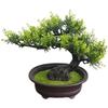 Indoor Welcoming Pine Bonsai: Artificial Potted Plant Decor for Home, Living Room, or Office
