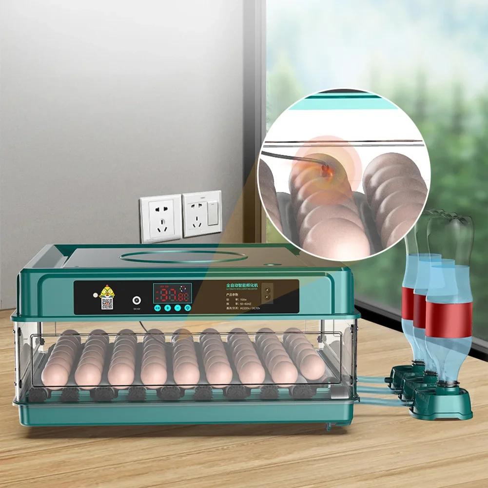 6/12 Farm Bird Quail Chicken Poultry Egg Incubator Fully Automatic Turning Hatching Brooder Farm Hatcher Turner Incubation Tool