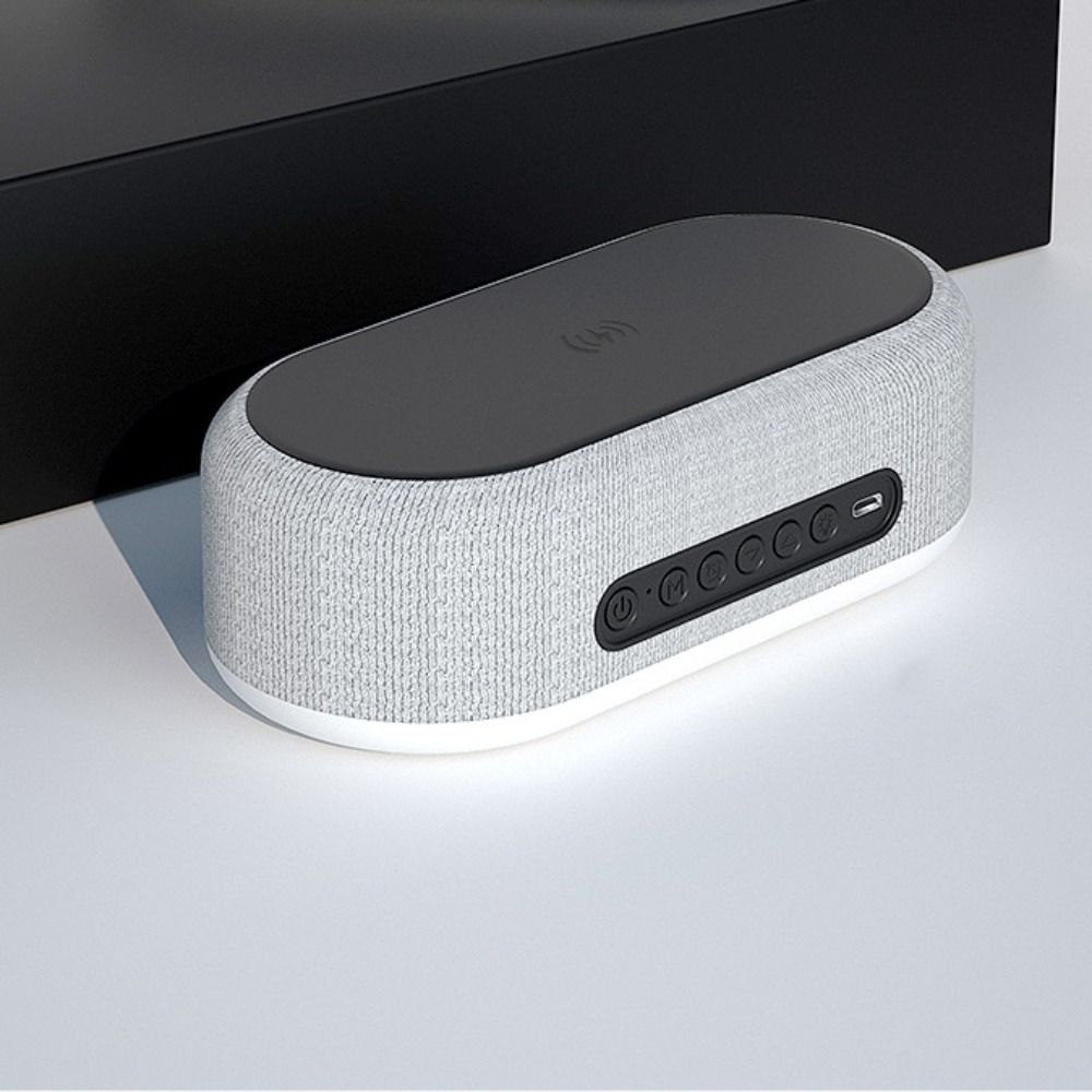 15W Wireless Charger Multifunctional Durable LED Light With Time/Temperature Display Creative Fast Charging Dock Station Bedroom