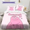 Set Copripiumino Trapuntato con Fantasia Barbapapa Decorazione per la Casa Regalo (1 * copripiumino + 2 * federe senza imbottitura)