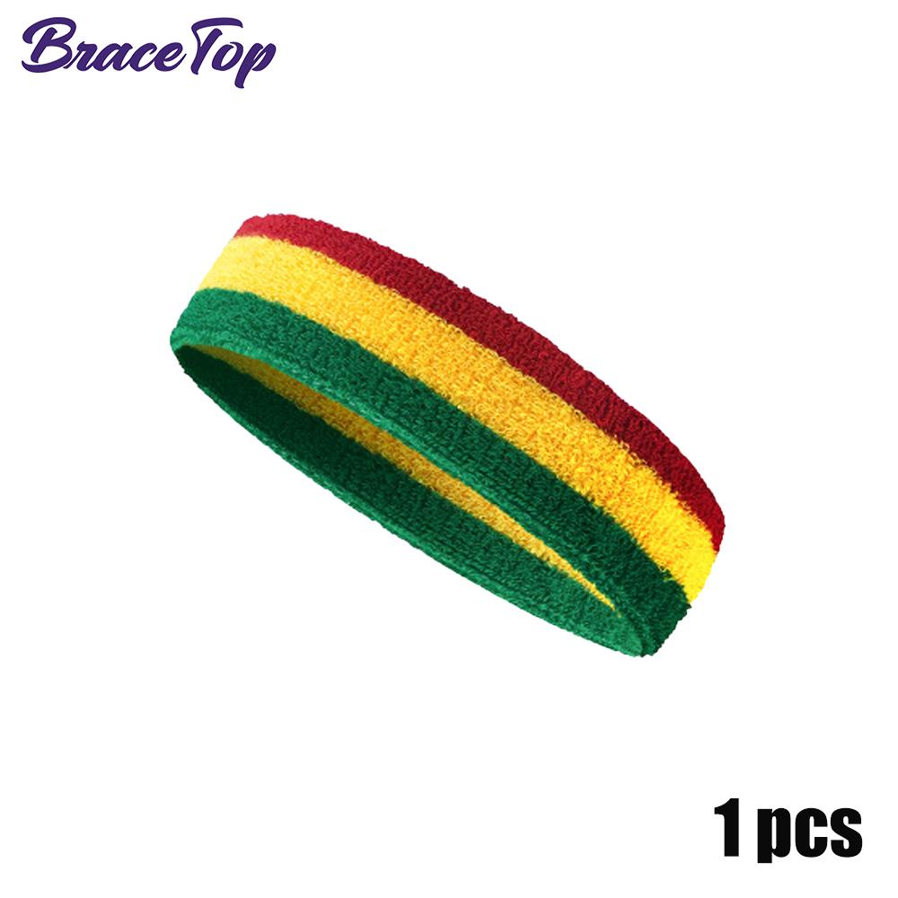 

Durable And Safe Bracetop Fashion Sports Unisex Headband Hair Elastic Bands For Men Women Stretch Gym Fitness Outdoor Running Head Bands Hairband