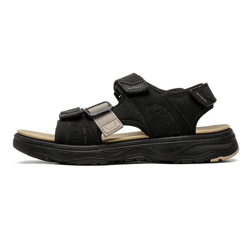 Nuove scarpe casual estive Velcro comode per guidare giovani traspiranti resistenti all'usura sandali