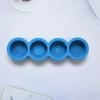 3D Handmade Silicone Soap Mold 4 Types Flower Soap Making Mould DIY Circular Shape Soaps Craft Tools Round Mooncake Mold