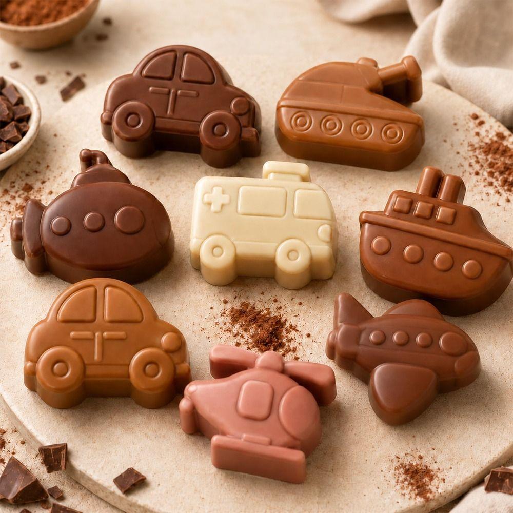 Transportation Theme Mousse Cake Mold Reusable Baking Mould New Chocolate Dessert Mold  DIY Baking