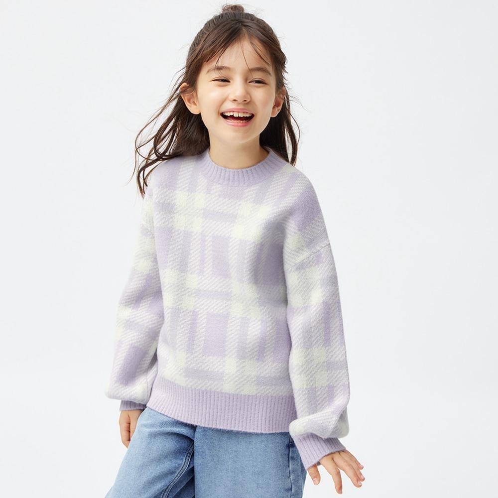 

Жаккардовый свитер GU GIRLS Puffy Touch (Длинный рукав) (Проверьте)