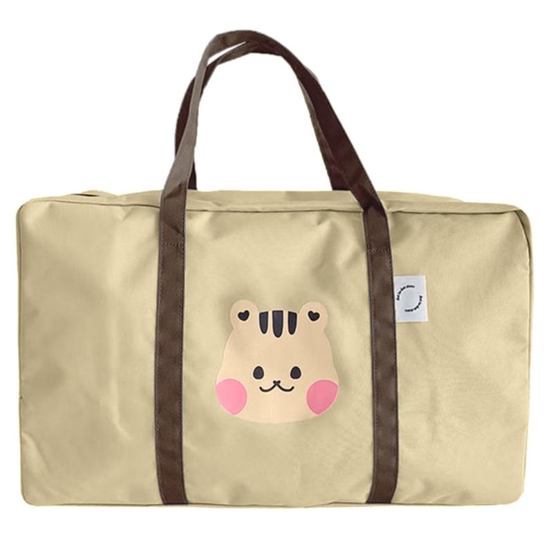 Große Umstandstasche für Baby-Windeltasche Cartoon Kindergarten Steppdecke Aufbewahrungstasche X3UC