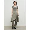 Anggae Midi Wrap Skirt Khaki