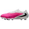 Chuteiras Phantom 6 Low Pro FG Multicor Unissex Rosa Multicor Preto IQ1886-900
