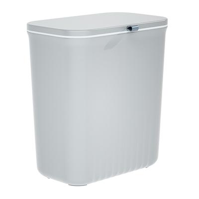 Wandmontierter Mülleimer Mehrzweck Kunststoff Schlanker Abfalleimer mit Deckel für Badezimmer Küche Schlafzimmer