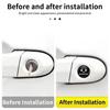 4pcs Car Handle Door Keyhole Lock Core Protective Cover Stickers For SsangYong Actyon Korando Rexton Kyron Rodius Tivoli Musso C
