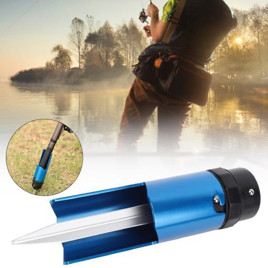 Aluminium Alloy Trigone Fishing Pole Ground Support Stand Holder for Casting Baitcaster Sea Rod