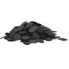 500Pcs Nonwoven Round Piece DIY Felt Crafts Cloth Flake Accessories Chip Hair Decoration 25mmBlack