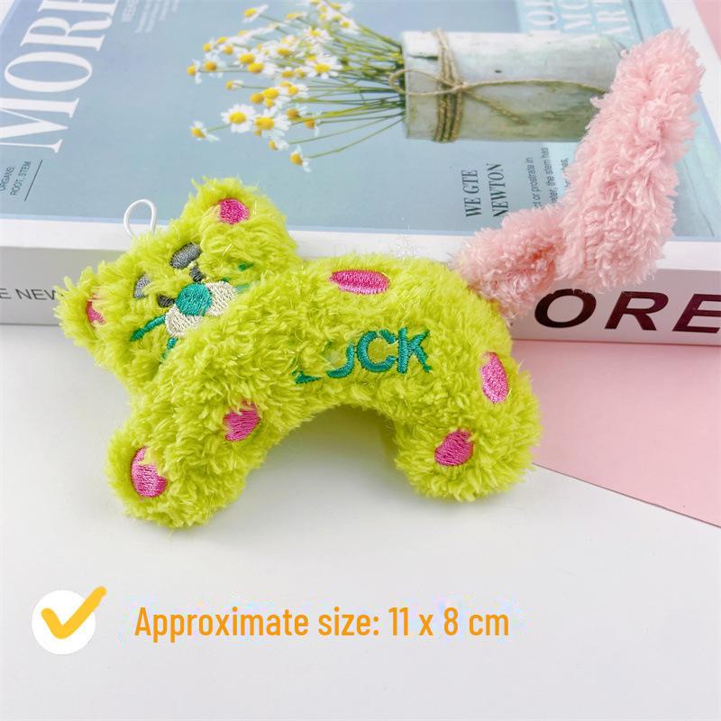Charming Kitten Tail Plush Keychain & Bag Pendant