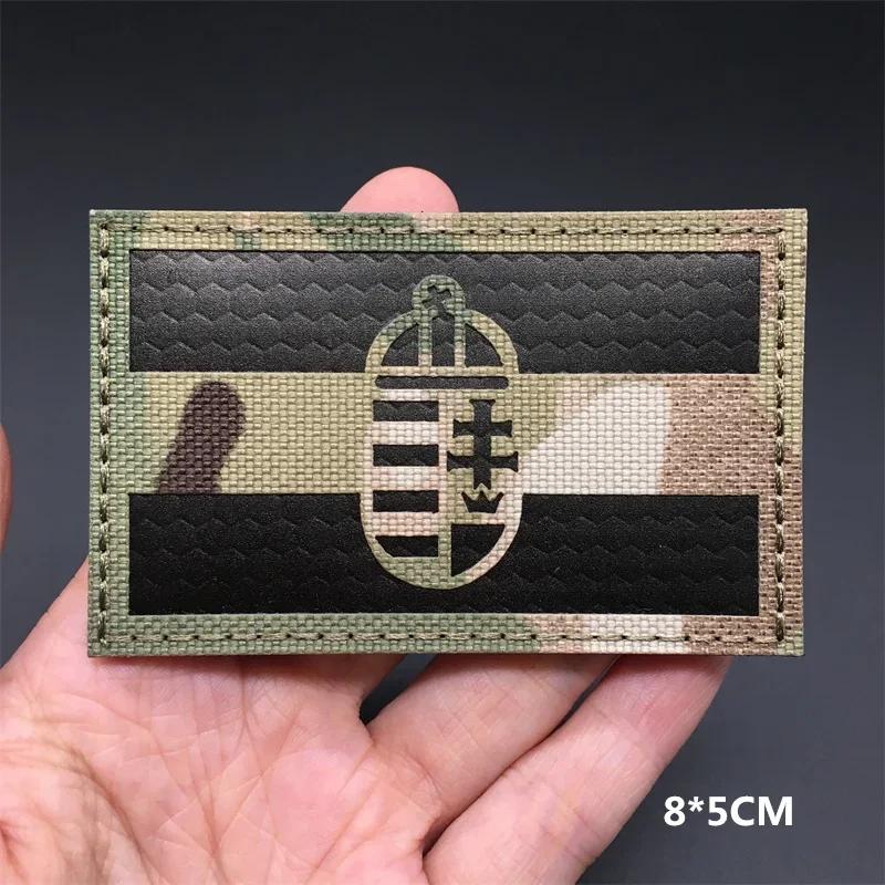 3D Multicam Nationalflaggen Aufnäher Ir Reflektierende Aufnäher Auf Kleidung Taktische Abzeichen Klettverschluss Lasergeschnittene Zubehörteile Diy Zubehör