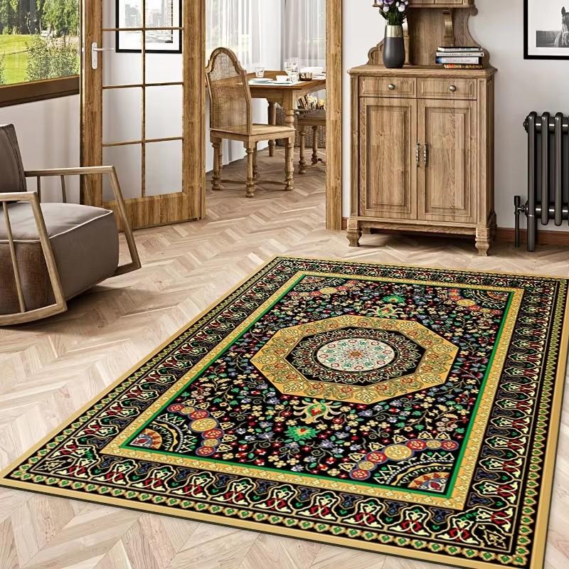 Türkiye Persian Carpet Vintage Ethnic Style Rug Living Room Decoration Rugs Living Room Bedroom Decoration Washroom Floor Mat