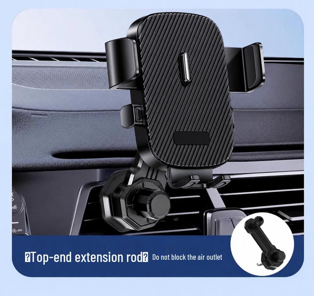 2026 Universal Car Phone Holder - Air Vent Mount, Anti-slip, Rotatable Navigation Support Stand