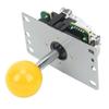 DIY USB Controller Computer Rocker Game Stick Joysticks with Control Chip for Arcade Game Yellow