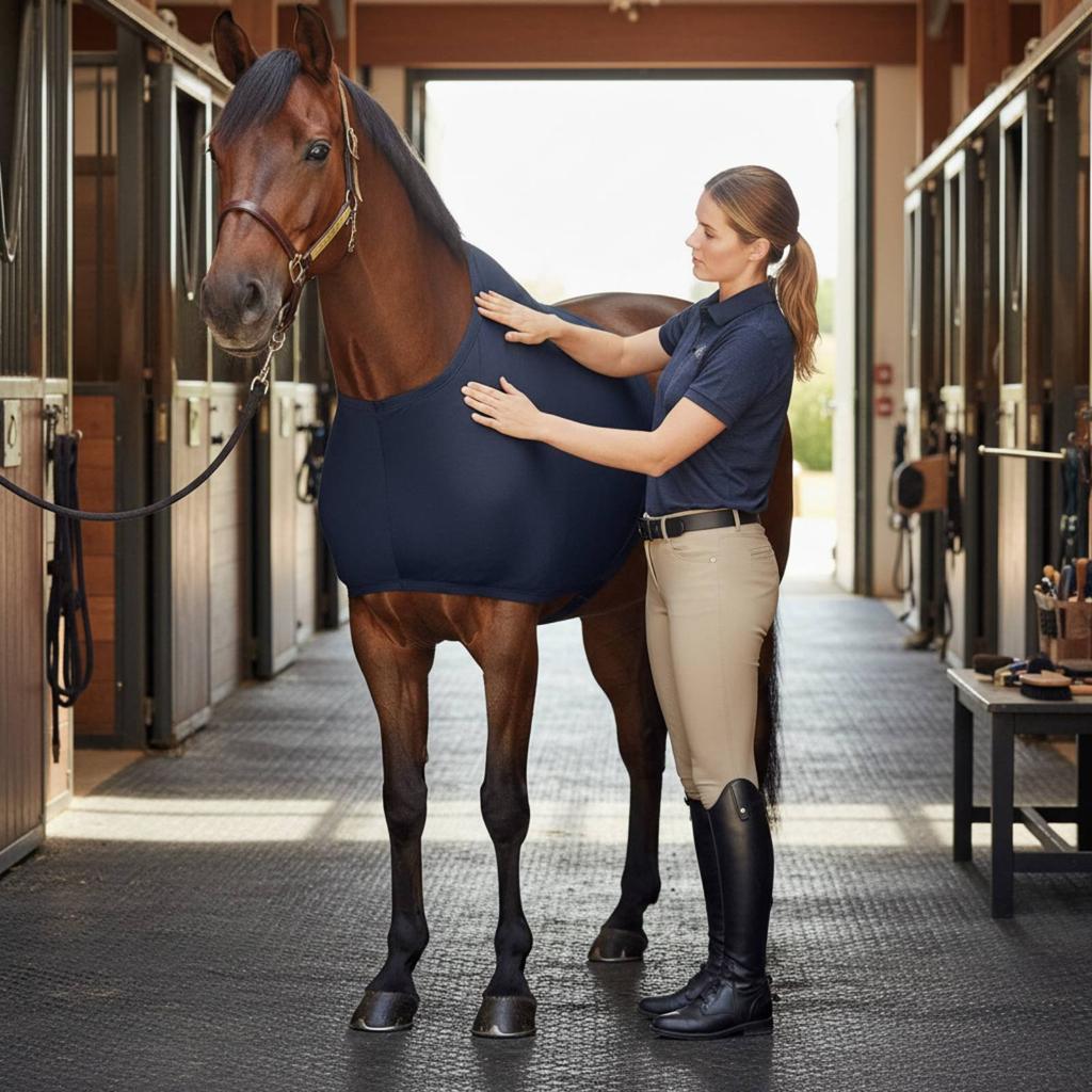 Protège-épaule de cheval Léger Couvre-cou de cheval Creature Gear Respirant Évacuant l'humidité