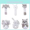Baby Plush Animal Rattle Toy With Sound And Grasping For Early Education And Development