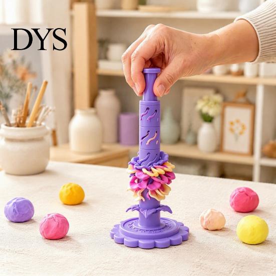 Polymer Clay Accessories Modular Flower Maker, Shaper with 9 Shaping Sculpting Tools for Scrapbooking Sleeves, Reusable Layered Press Projects,