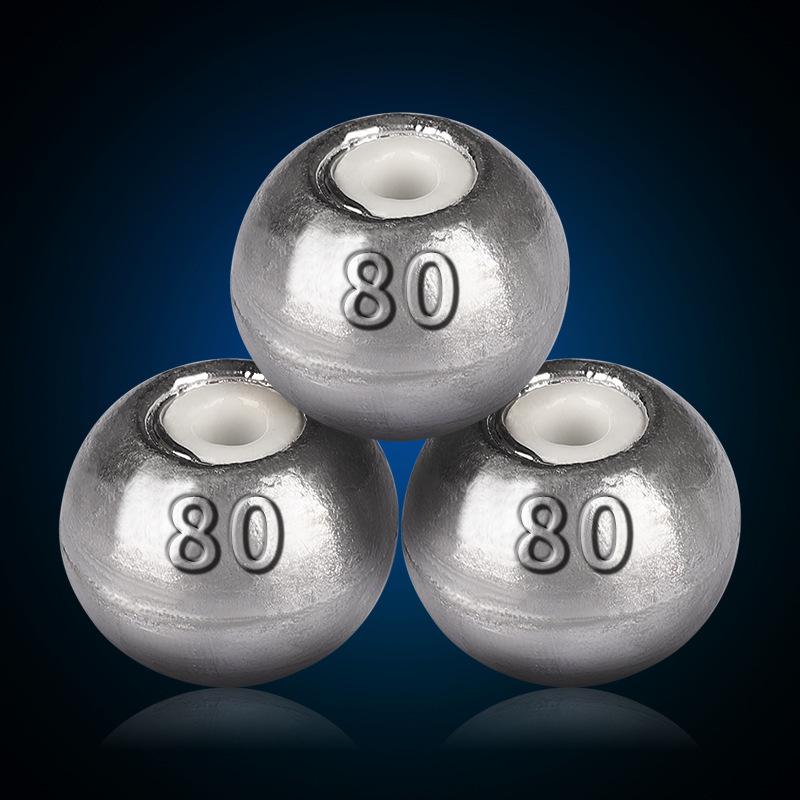 Ceramic Hollow Lead Sinker for Sea Rod Casting and Fishing, Long Cast, Wind-Resistant, Ideal for Silver and Grass Carp.