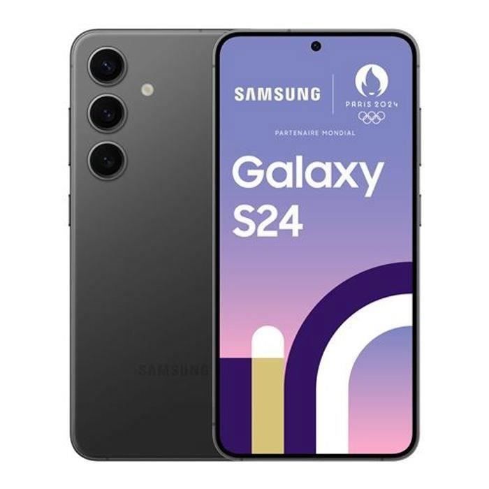 Smartphone - SAMSUNG - Galaxy S24 - 128 Go - 8 Go RAM - 6,2" 5G Noir - Single SIM - Version US (États-Unis)