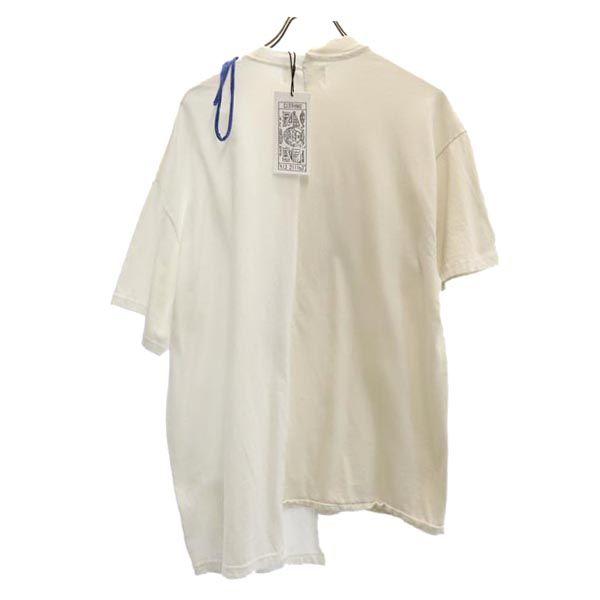 RESCARP 23ss Remake Print Short Sleeve T-shirt White Men's Used