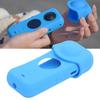 Small Panoramic Camera Silicone Protective Case with Lens Cover for Insta360 ONE X2Blue