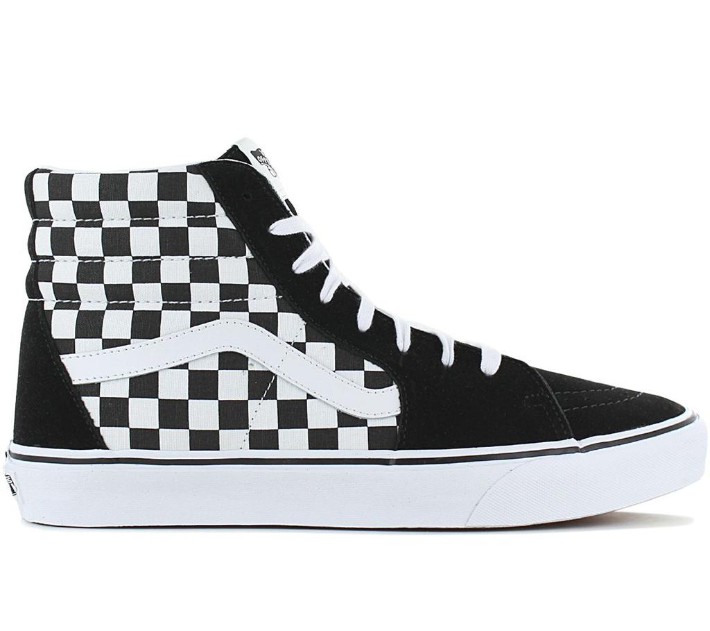 Vans SK8-HI Checkerboard - Men's Sneakers Shoes Black-White VN0A32QGHRK1 ORIGINAL