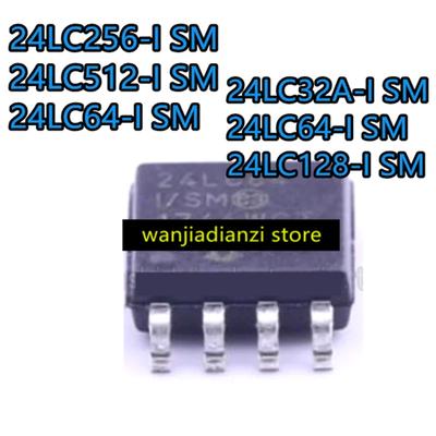 24LC32A 24LC64 24LC128 24LC256 24LC512 24LC64-I/SN T-I/SM AT A New Memory Chip, Block 32 Kbits EEPROM, Microchip Microchip