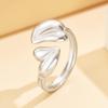 Stainless Steel Princess Style Heart Ring - Valentine's Day Gift for Women