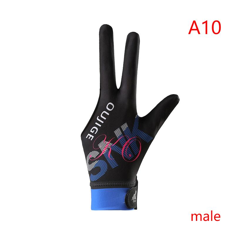 Kulečníková rukavice levá pravá ruka tříprstá kulečníková rukavice odolná proti opotřebení protiskluzové nálepky elasticita kulečníkové tréninkové rukavice