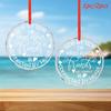 1pc/2pcs Engagement Gifts for Couples,Glass Ornament,Gifts for Newly Engaged Couples, Ideas for Her, Bride To Be, Engaged for Her, Friends