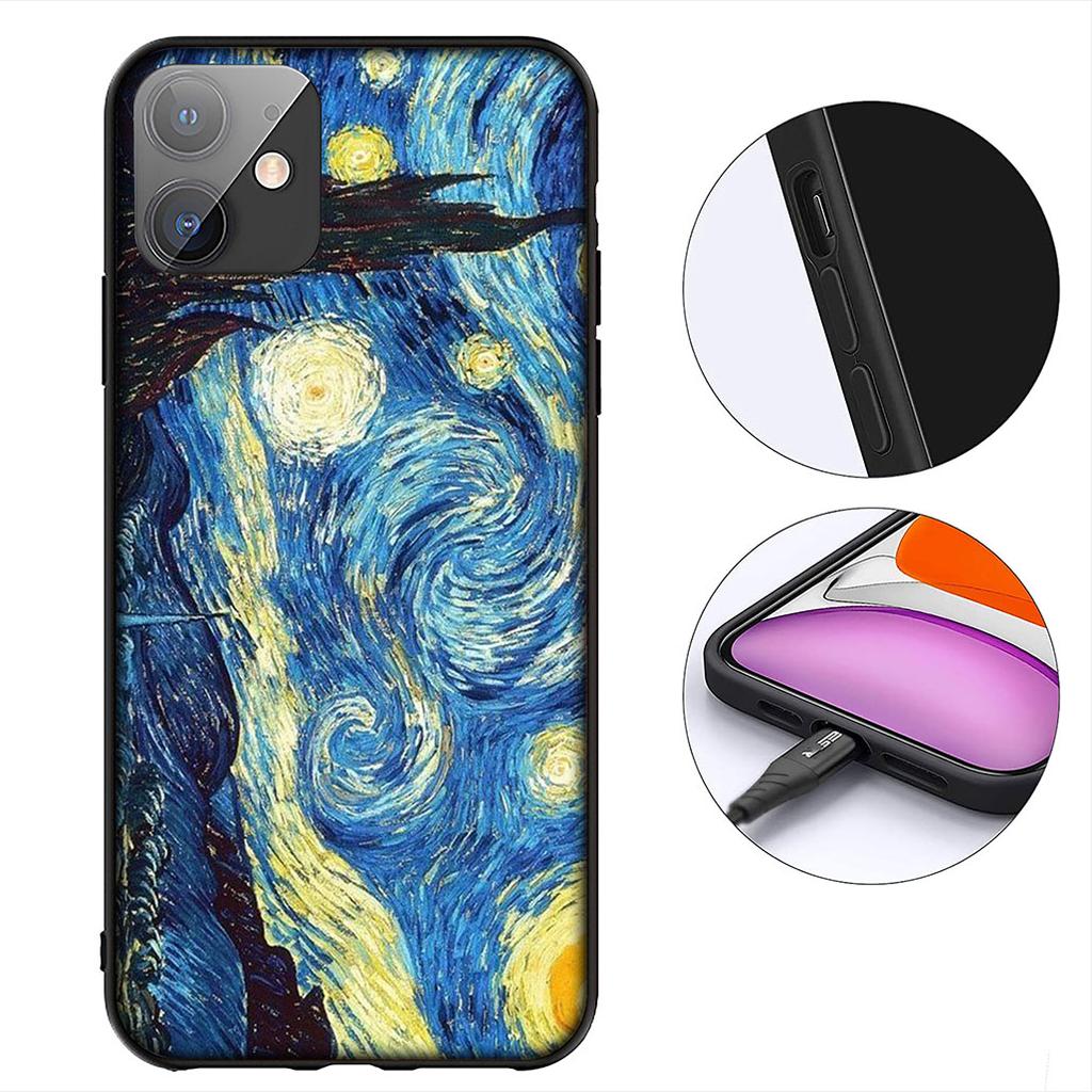 Sunflower Starry Night Van Gogh Cover for Motorola Moto Edge 50 30 Fusion 40 NEO Ultra Pro G22 G23 G20 G35 G84 G13 G53 Case