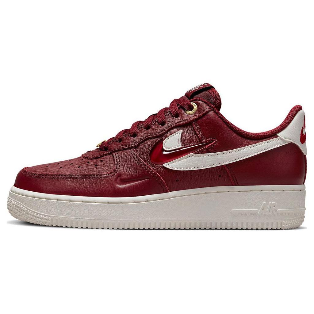 New Nike Air Force 1 Low '07 Premium History Of Logos Team Red Women's DZ5616-600