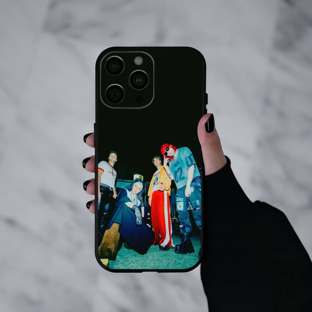 P-Popular Rock B-Band 5-5SOS Phone Case For iPhone 17pro, 16,15,14,13,12,11 X XR Plus,Others Soft Black Cover