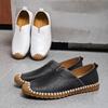 Leather Men Water Beach Sandals Summer Outdoor Casual Closed Toe Sports Sandals Non-slip Soft Hiking Wading Sneakers PLUS SIZE 48