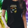 T-Shirt Frauen Dinosaurier Experte Motiv Baumwolle Größe S Bis 3XLWird In Neuem Fenster Oder Tab Geöffnet