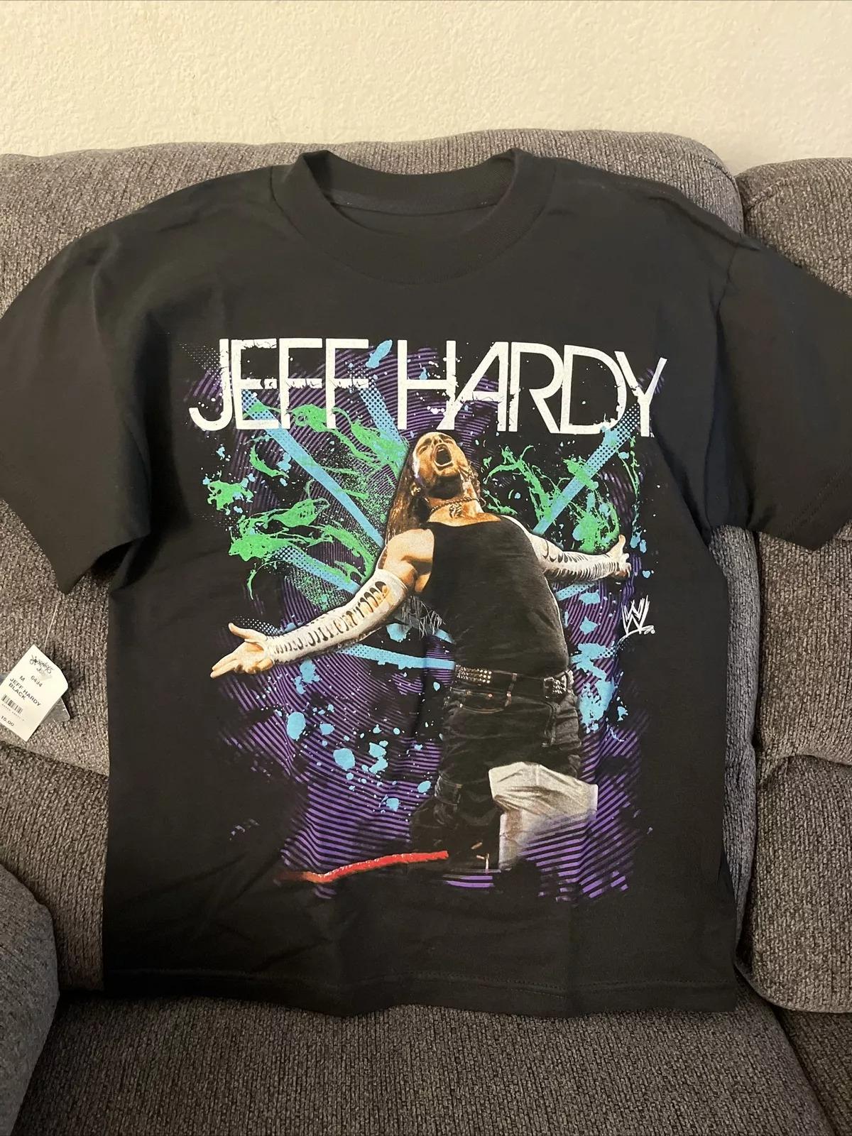 GUOYAN TOP 25 Nieuw Vintage Hete Trend Jeff Hardy Grafisch T-shirt Hiphop Retro Mode Merk Heren Hoge Kwaliteit Katoen Oversize Unseix Top T-shirt L