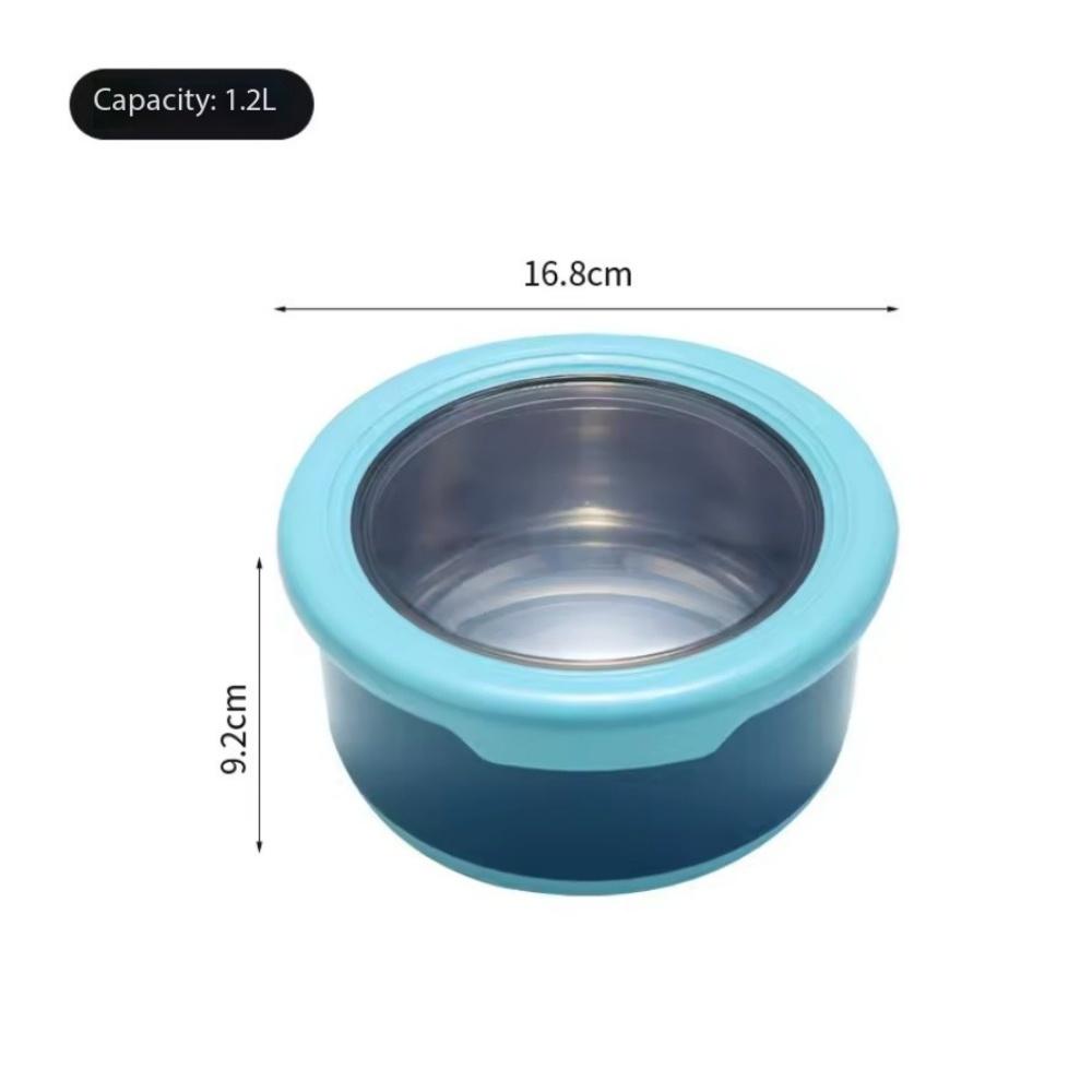 Krabice na uchování čerstvosti z nerezové oceli, uzavírací miska na potraviny, odolná proti opaření, obědová krabička s víkem, kuchyňská uzavírací miska na potraviny, krabička na uchování čerstvosti