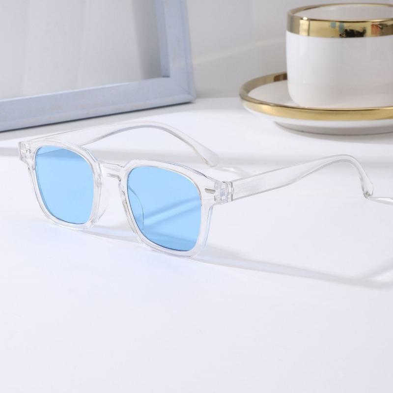 Vintage Cycling Square Sunglasses Men Women Retro Brand Designer Eyeglasses Unisex Ins Popular Shades Eyewear Uv400