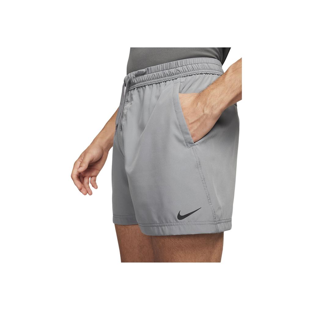 Nike Pure Logo Lace-Up Unlined Versatile Casual Shorts Men Bottoms Charcoal-Grey FN4347-084