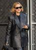 Stylish Classic Button Party Real Genuine Lambskin Handmade Leather Women Black Blazer