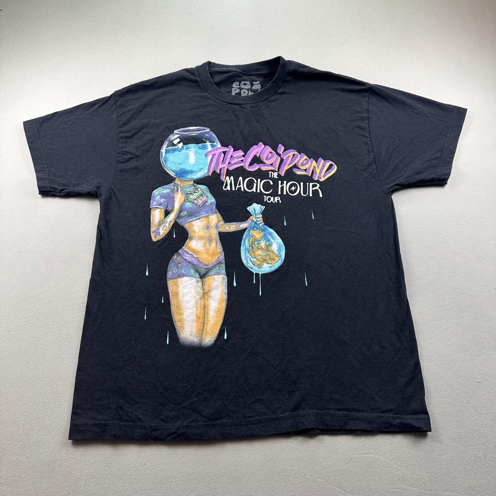 Jhene Aiko Magic Hour Tour T-Shirt Mens Large Black The Coi Pond Music Concert S