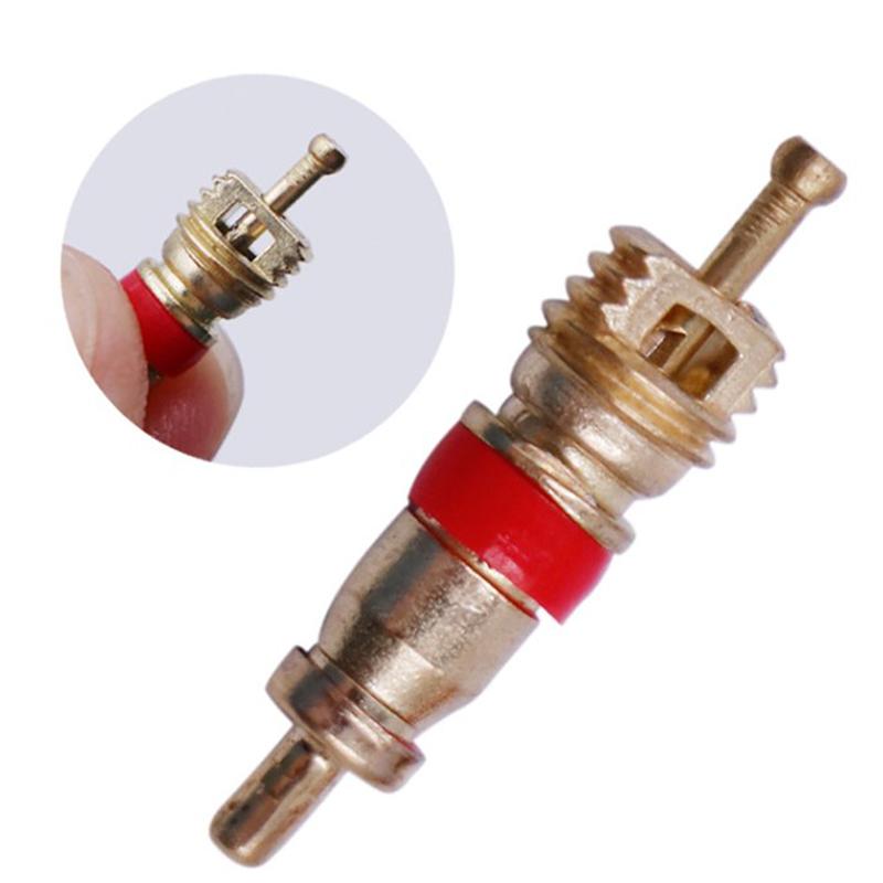 Tire Valve Core Removal Tools Wrench Plastic Handle Iron Plated Wrench Core