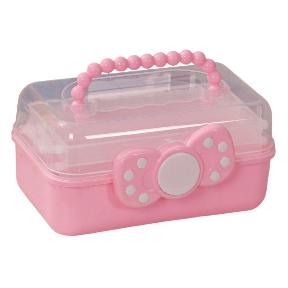 Foldable Hairpin Storage Box Large Capacity Hair Accessories Organizer  Children Girls