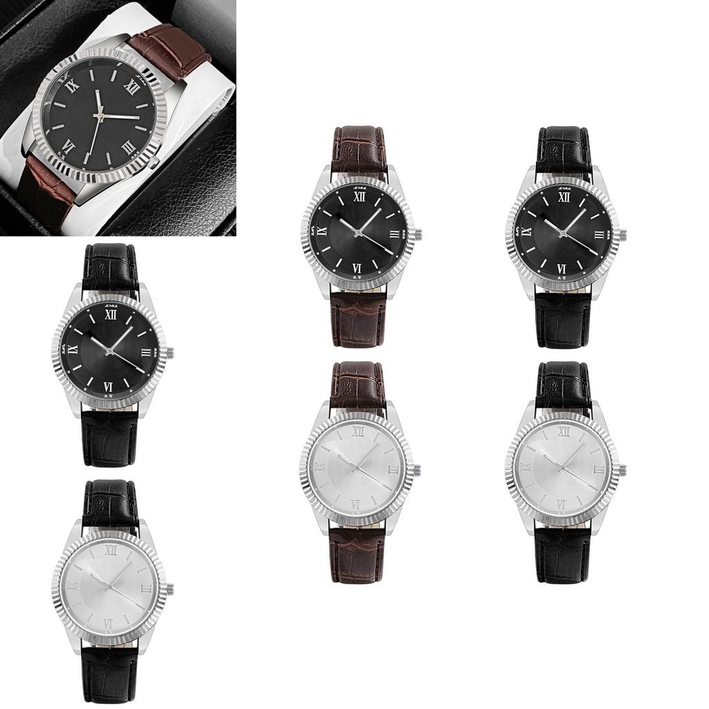 Men's Fashion Business Watch With Quartz Movement Casual Style 8mm Thickness